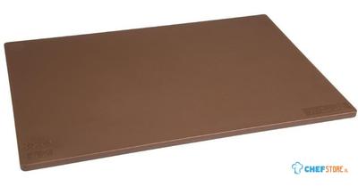 Hygiplas standaard snijplank met lage dichtheid bruin | J256