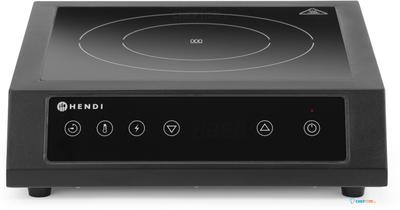 HENDI 239957 Inductiefornuis 3500 D XL, , Zwart, 220-240V/3500W, 355x400x(H)100mm