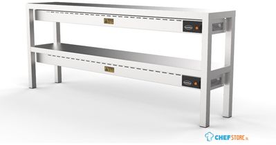 Combisteel Etagere Keramisch Verwamd 2 Niveaus 180010 Heaters À 250W | 7020.0750 1