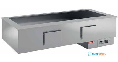 Diamond "Droog" bain-marie element, Geforceerd, kuip 3x GN 1/1 | DPA/BSV12 1