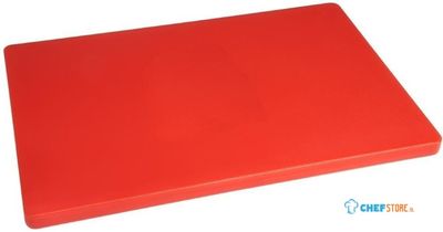 Hygiplas kleurcode lage dichtheid snijplank 2x45x30cm rood | DM004