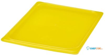 Cambro JN527 Safetrak IML polypropyleen afsluitdeksel geel GN 1/2
