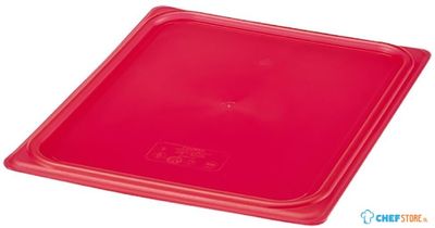 Cambro JN530 Safetrak IML polypropyleen sluitdeksel rood 1/2 GN