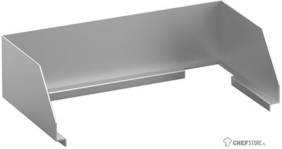 Roestvast Stalen Spatscherm - plaat van 400 Mm - Diamond A7/PS12-N 1