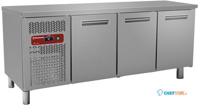 Koelwerkbank - Monoblock - 3 Deuren, 395 L - Geforceerd - Diamond - BMIV20/R2 1