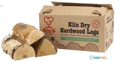 Big K Kiln Dry Hardhouten Houtblokken FSC 8kg - Big K FJ728