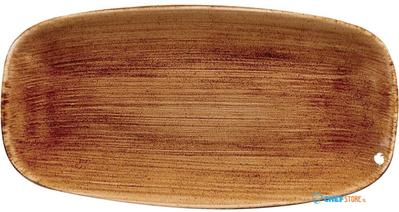 Churchill Stonecast Patina Vintage Copper Chefs Ovaal Bord 29.8 X 15.2 cm Pak van 12 - DR668