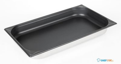 Vogue RVS GN1/1 bak met antikleeflaag 65mm | CS753