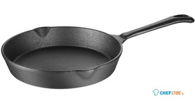 Ronde Gietijzeren Pan | Glad | 20,5cm | Vogue | M654