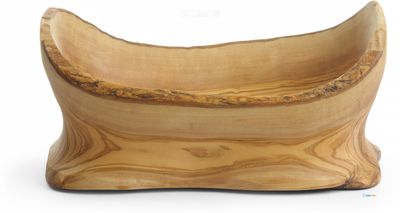 Decoratieve Kom Olijfhout - HENDI - øx(H)120mm - 505366 1