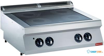 Elektrische vitrokeramische kookplaat 4 zones | 1700 line | Diamond | E17/4VC8T-N 1