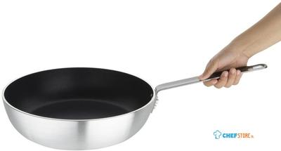 Vogue Aluminium Anti-Aanbak Teflon Platinum Plus Sauteerpan 32cm - HT989