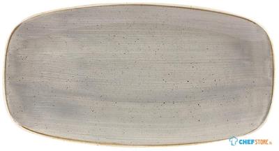 Churchill Stonecast Grey Chefs Ovaal Bord 29.8 X 15.2 cm Pak van 12 - DW333