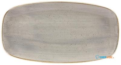 Churchill Stonecast Grey Chefs Ovaal Bord 27 X 12.7 cm Pak van 12 - DW335