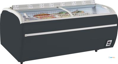 TEFCOLD Antraciet Supermarktkoeler/-Vriezer - TWIN 220A-CF