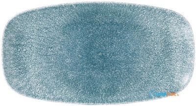 Churchill Raku Topaz Blue Chefs Ovaal Bord 29.8 X 15.2 cm Pak van 12 - DE881