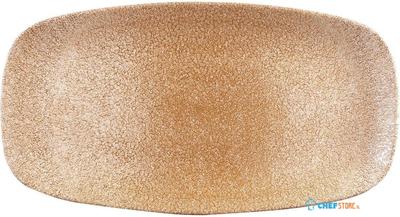 Churchill Raku Garnet Orange Chefs Ovaal Bord 35.2 X 18.7 cm Pak van 6 - DR707