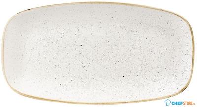 Churchill Stonecast Barley White Chefs Ovaal Bord 35.2 X 18.7 cm Pak van 6 - DW321