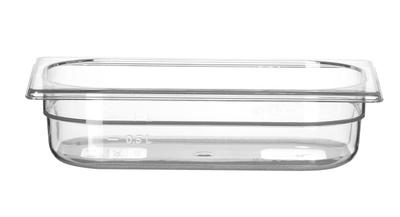 Hendi Gastronormbak 1/4 | 65 mm hoog | polycarbonaat transparant | 861639 1