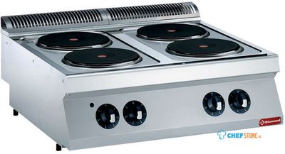 Diamond Elektrisch kookfornuis met 4 ronde platen -TOP- | E17/4P8T-230/3--N 1