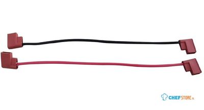 AP405 Buffalo draadconnector (Zwarte & Rode draad)