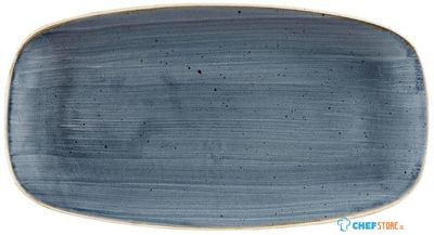 Churchill Stonecast Blueberry Chefs Ovaal Bord 35.2 X 18.7 cm Pak van 6 - DW357