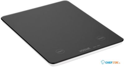 Vogue Digitale Zwarte Vierkante Weegschaal 10 Kg - FS488