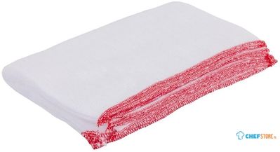 Jantex JB594 vaatdoeken rood 400x300mm (10 stuks)