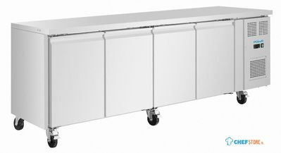 Polar UA107 U-Series vierdeurs slanke koelwerkbank