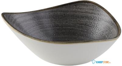 Churchill Stonecast Raw Lotus Black Schalen 178mm (Pak van 12) - FS845