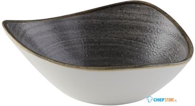 Churchill Stonecast Raw Lotus Black Schalen 178mm (Pak van 12) - FS845