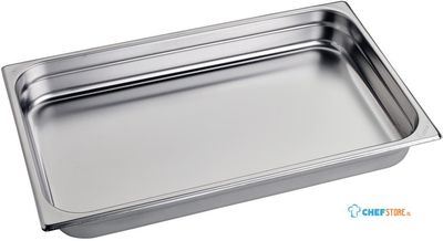 Gastro M | RVS GN1/1 bak | 6.5cm hoog | GR725
