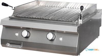 Maxima Premium Lavasteengrill - Dubbel - 90 cm Diep - Gas - 09398596