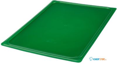 Cambro JN522 Safetrak IML polypropyleen afsluitdeksel groen 1/1 GN