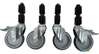 Wielenset tbv Tafel 4x, combisteel 7333.9010 1