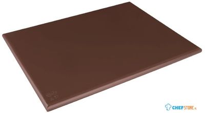 Hygiplas LDPE extra dikke snijplank bruin 600x450x20mm | HC874