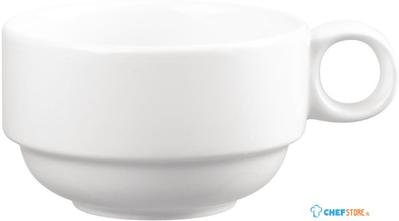 Churchill White Stapelbaar Kopje 198 Ml Pak van 12 - GF636