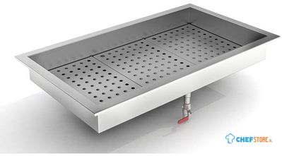 Crushed Ice Bak 3/1 Gn Inbouw Rvs Aisi 304 | Combisteel | 7013.2730 1