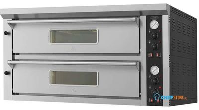 Combisteel 7548.0105 ELEK. PIZZAOVEN DUBBEL 2 X 6