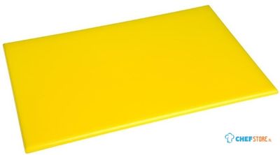 Hygiplas antibacteriële snijplank geel | F156