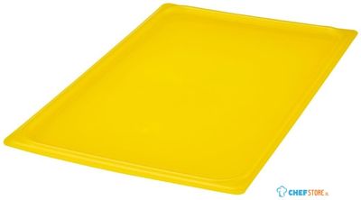 Cambro JN521 Safetrak IML polypropyleen afsluitdeksel geel 1/1 GN
