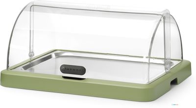 HENDI 871966 Enkele roll-top koelvitrine Duo UNIQ, , designed by Robert Bronwasser, Groen, 460x355x(H)220mm