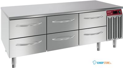 Gekoeld Onderstel - 6x1/2 Laden GN 1/1-H 100 Mm - Diamond N77/R316G-9E 1