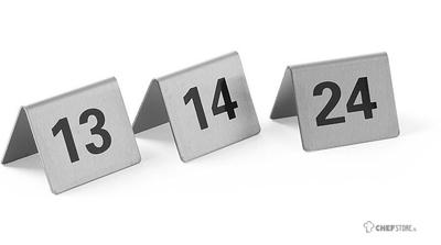 Hendi Tafelstandaard nummers 13 - 24 rvs 55x52x35 mm | 663851 1