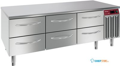 Gekoeld Onderstel - 6x1/2 Laden GN 1/1-H 100 Mm - Diamond N77/R316G-9E 1