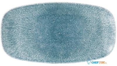 Churchill Raku Topaz Blue Chefs Ovaal Bord 35.2 X 18.7 cm Pak van 6 - DE880