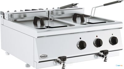Combisteel Base 700 Friteuse El. 2X10L Tafelmodel | 7178.0290 1