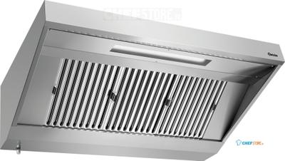 Wandafzuigkap | 90cm diep | 160cm breed | Bartscher | 265160 1