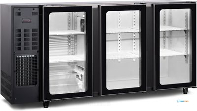 BARKAST - MET COMPRESSOR 2065mm 3 GLASDEUREN - TBC3G 206B