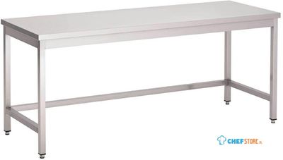 Gastro M | RVS werktafel | zonder onderblad | 160x70x85cm | GN111